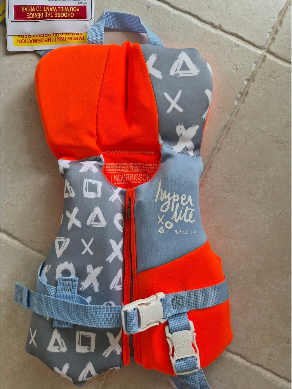 Hyperlite Infant Life Jacket Vest with Safety Buckles 0086